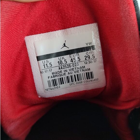 Nike Jordan Flight Legend Off-Court Shoe Black/Gym Red-White AA2526 023 Sz 11.5 - Picture 7 of 8